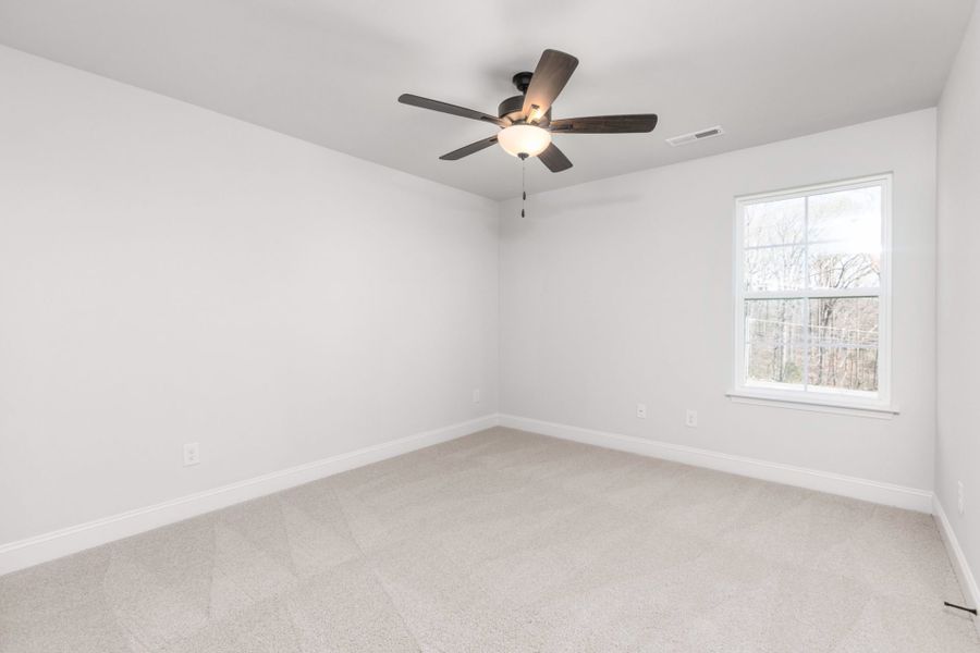 Representative unfurnished interior of a home built from the Kendall by Keystone Homes NC in Royal Pines, Trinity (Image 42).