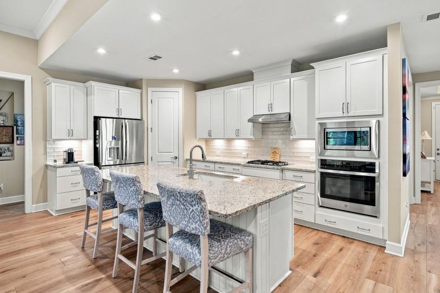 Furnished interior view inside a new home in , Hoschton (Image 9).