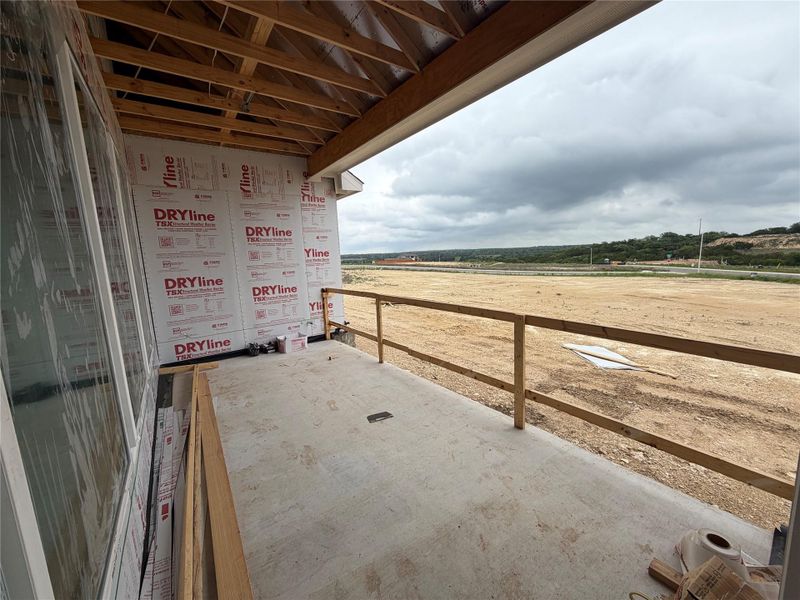 In-progress construction of a new home in Lariat, Liberty Hill, TX (Image 28).