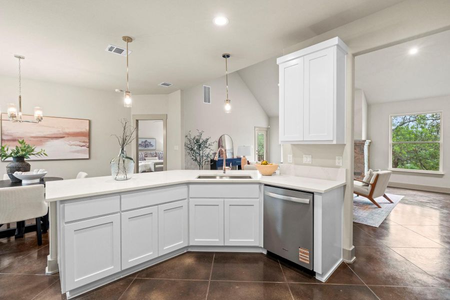 Furnished interior view inside a new home in , Dripping Springs (Image 18).