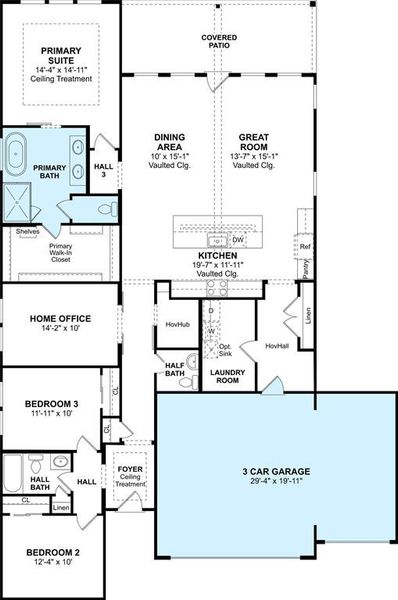 The Santa Rosa II floor plan by K. Hovnanian Homes. 1st Floor Shown. *Prices, plans, dimensions, features, specifications, materials, and availability of homes or communities are subject to change without notice or obligation.