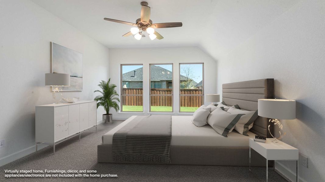 Representative furnished interior of a home built from the 2187W by Perry Homes in Veramendi, New Braunfels (Image 7).