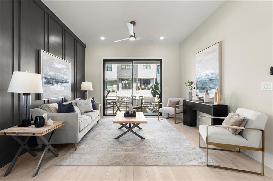 Furnished interior view inside a new home in , Alpharetta (Image 12). Furnished interior view inside a new home in , Alpharetta (Image 12).