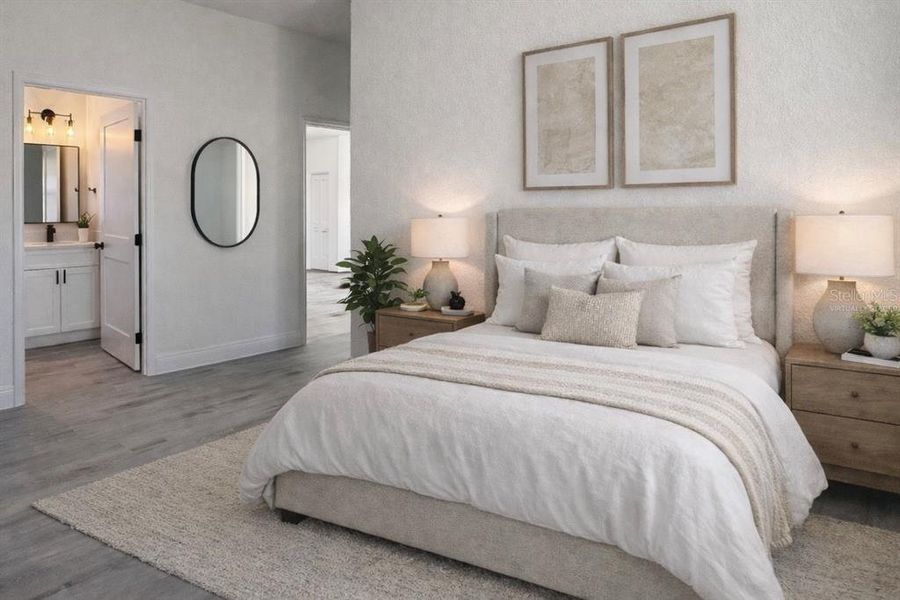 Furnished interior view inside a new home in , Ocala (Image 10).