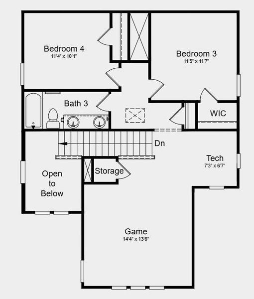 Floor Two - Additional Highlights include: Tub and shower at primary bathroom. Floor Two - Additional Highlights include: Tub and shower at primary bathroom.