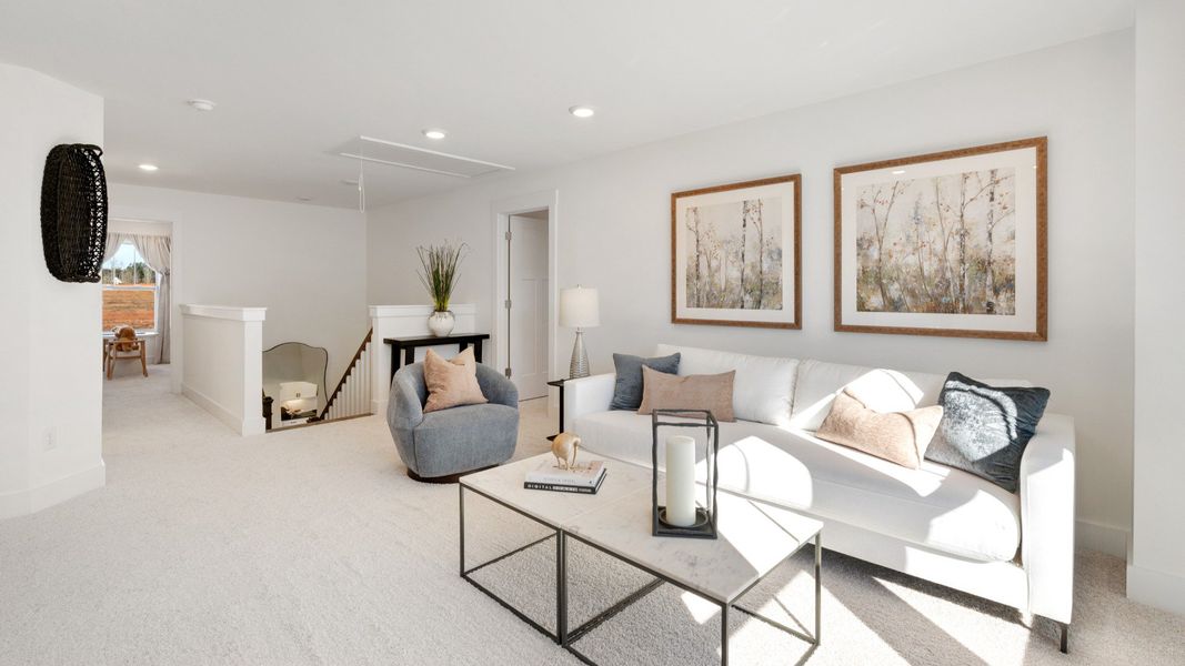 Furnished interior view inside a new home in Pelham Crossing Single Family Homes, Greenville (Image 17).