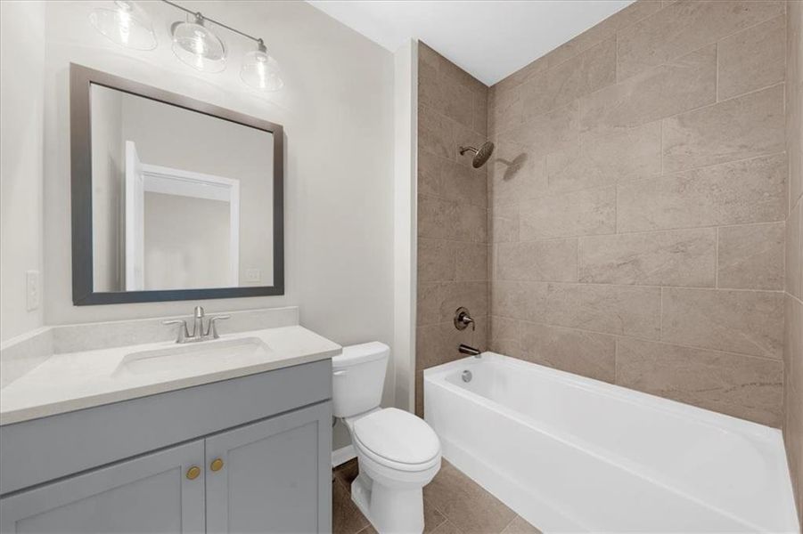 Furnished interior view inside a new home in River Rock, Ball Ground (Image 30).