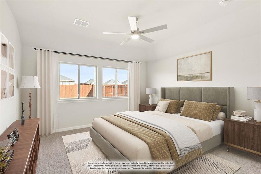 Furnished interior view inside a new home in Georgetown at Kings Fort, Kaufman (Image 20). Furnished interior view inside a new home in Georgetown at Kings Fort, Kaufman (Image 20).