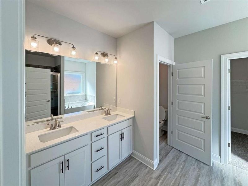 Furnished interior view inside a new home in Tuscany Hills, Douglasville (Image 5).