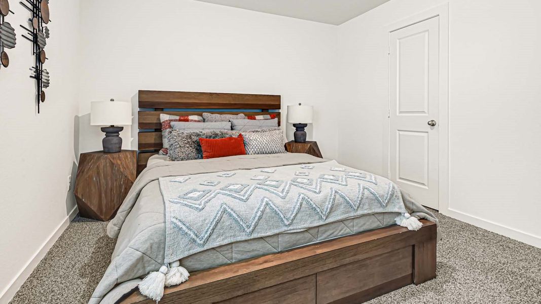Furnished interior view inside a new home in Tamarron, Fulshear (Image 18).