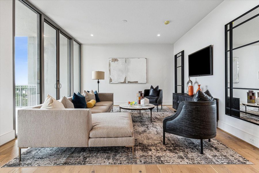 Alternate view of living space. Alternate view of living space.