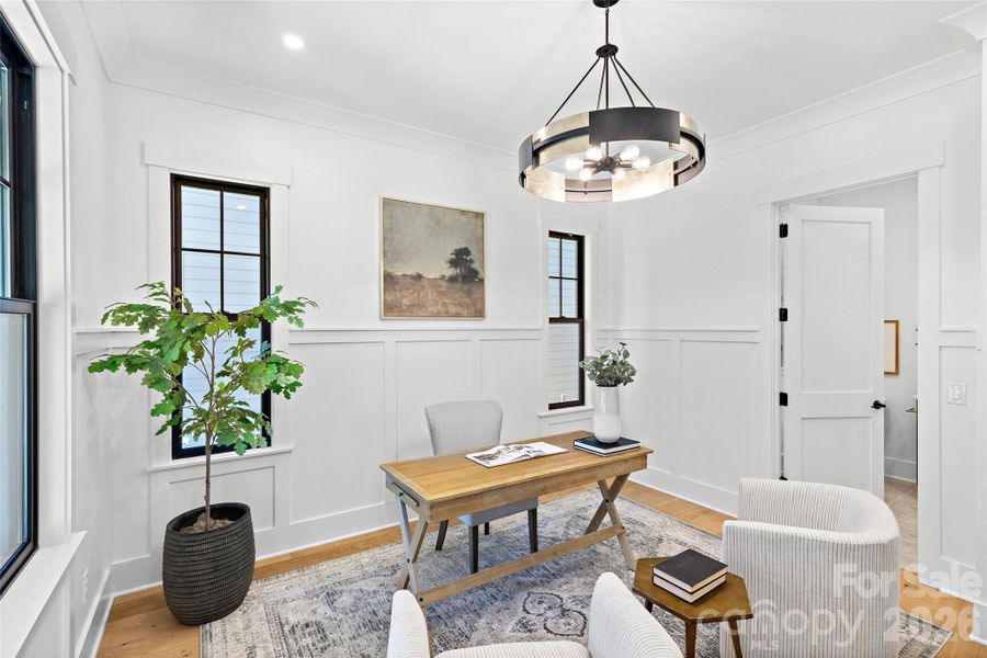 Furnished interior view inside a new home in , Charlotte (Image 10).