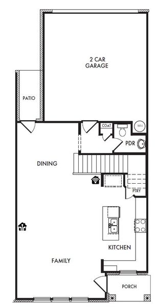 2D floor plan layout for the Caddo by Impression Homes in Timber Ridge, Corinth, TX (Image 3). 2D floor plan layout for the Caddo by Impression Homes in Timber Ridge, Corinth, TX (Image 3).