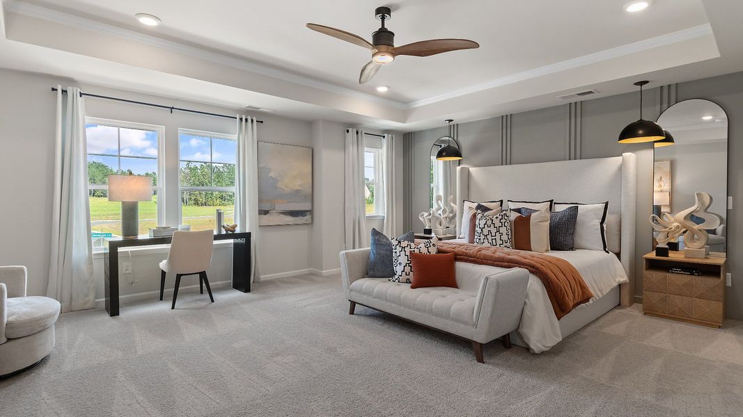 Furnished interior view inside a new home in Chapel Hill, Newnan (Image 23).