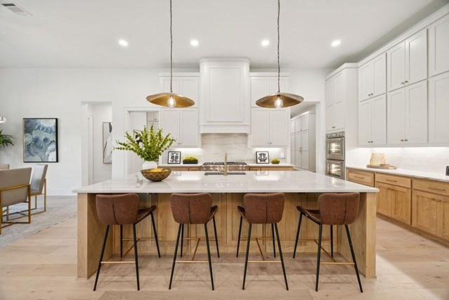 Furnished interior view inside a new home in , Keller (Image 19).