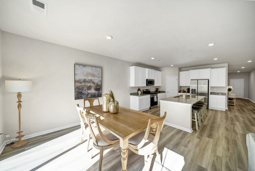 Representative furnished interior of a home built from the Cooper by Hurricane Builders in Portrait Hills, Aiken (Image 11).