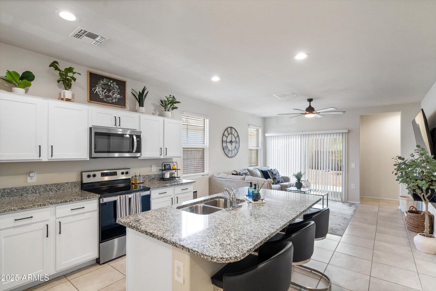 Kitchen to Family Room