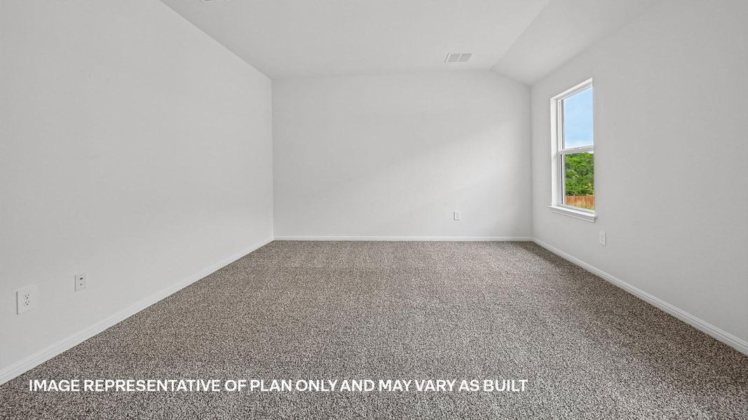 Representative unfurnished interior of a home built from the The Nicole by D.R. Horton in Bar W Ranch, Leander (Image 35).