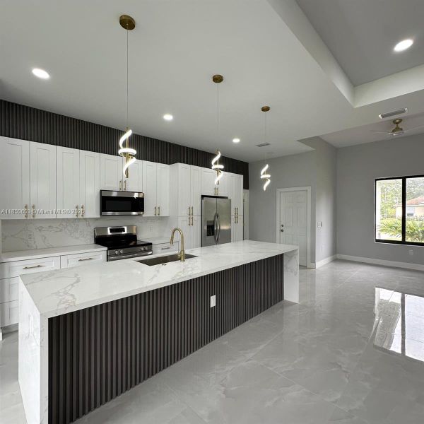 Furnished interior view inside a new home in , Lehigh Acres (Image 4).