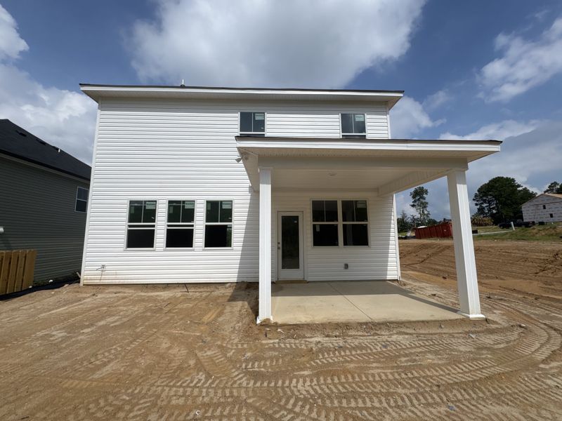 Exterior details and patio area of a home in Forrest Bluff, North Augusta (Image 3).