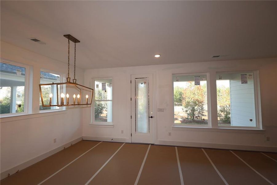 In-progress construction of a new home in Maple Grove at Towne Lake, Woodstock, GA (Image 8).