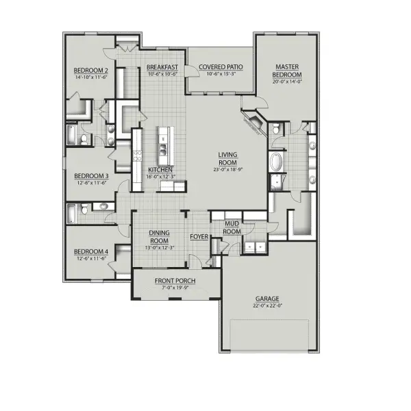 Johnson IV G - Floor Plan - DSLD Homes Johnson IV G - Floor Plan - DSLD Homes