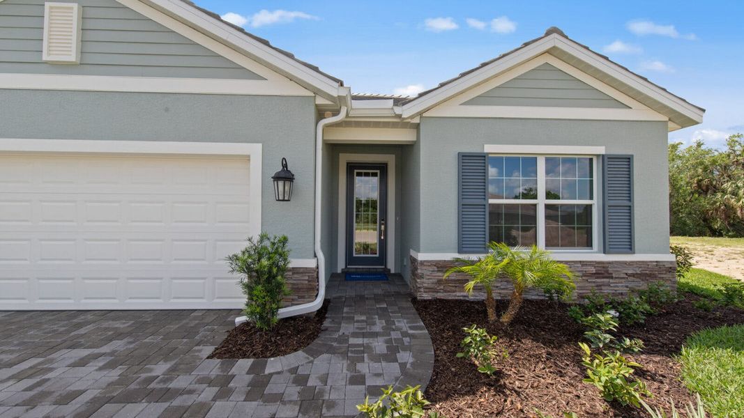 Exterior details and patio area of a home in Verandah Real Estate and Homes for Sale in Fort Myers, FL - Neal Communities, Fort Myers (Image 3). Exterior details and patio area of a home in Verandah Real Estate and Homes for Sale in Fort Myers, FL - Neal Communities, Fort Myers (Image 3).