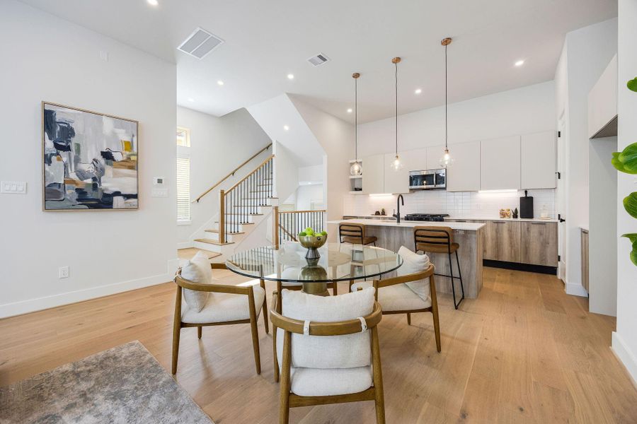 Furnished interior view inside a new home in Tulane Crossing, Houston (Image 11).