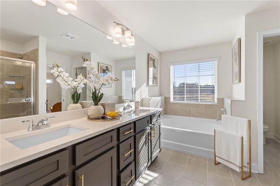 Furnished interior view inside a new home in Clark Farms, Flowery Branch (Image 5).