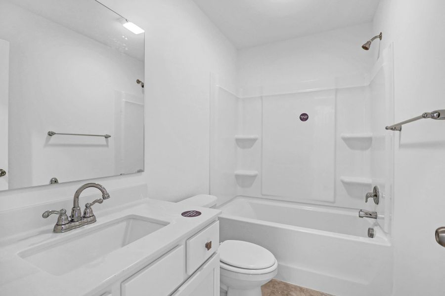 Representative furnished interior of a home built from the Lido by True Homes in Autumn Ridge, High Shoals (Image 5).