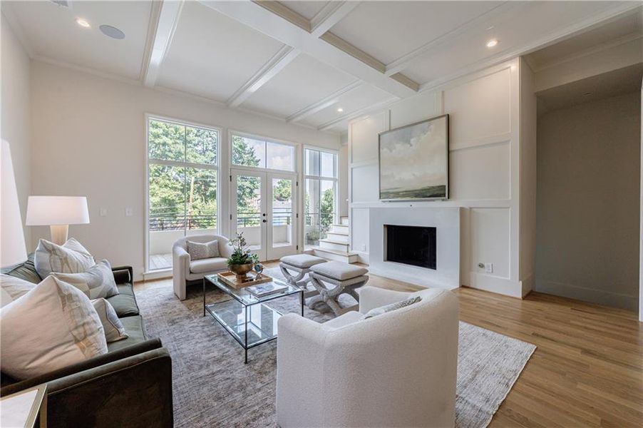 Furnished interior view inside a new home in Delmont, Atlanta (Image 37).