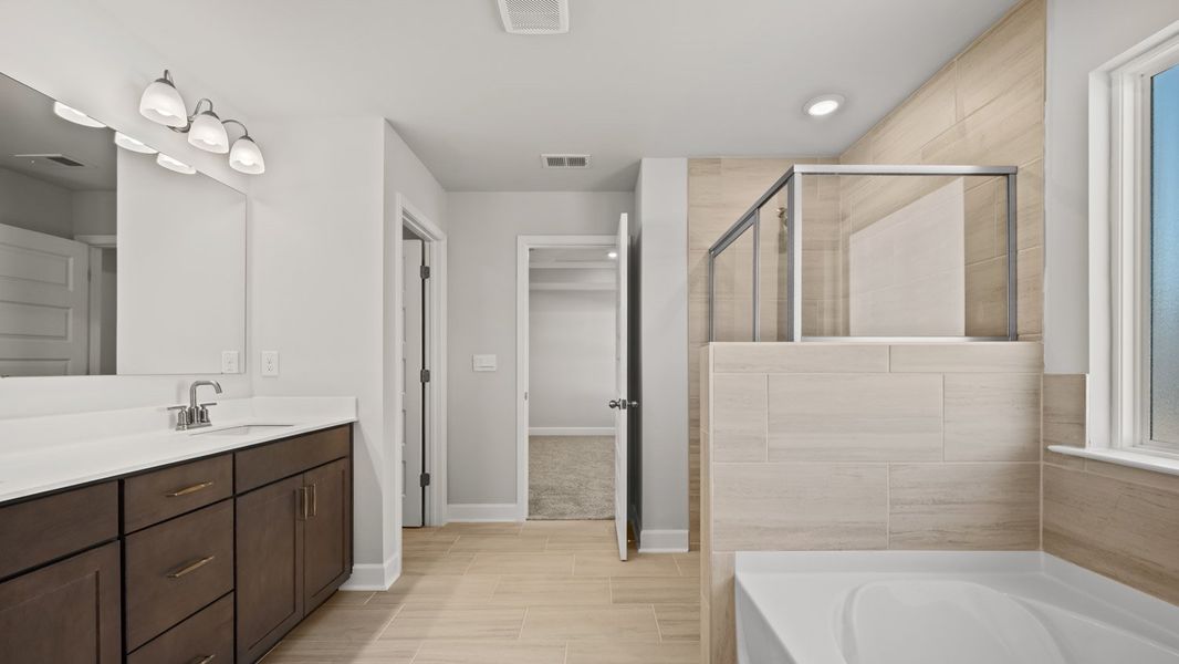 Representative furnished interior of a home built from the Summit by D.R. Horton in Heritage Pointe, Senoia (Image 14).