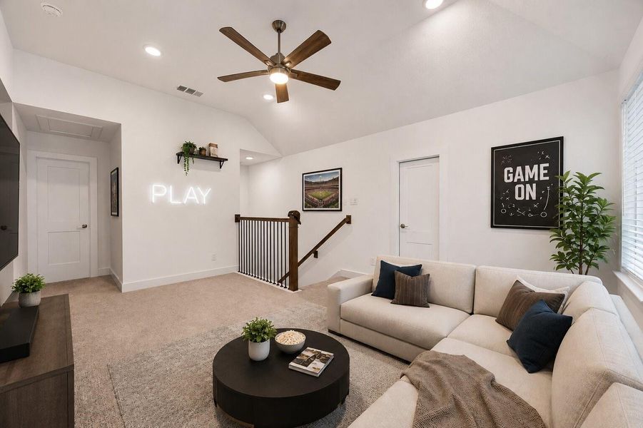 virtual staging - game room virtual staging - game room