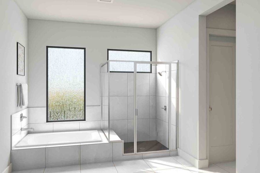 Furnished interior view inside a new home in The Arbor At Pecan Ridge, Fulshear (Image 15).