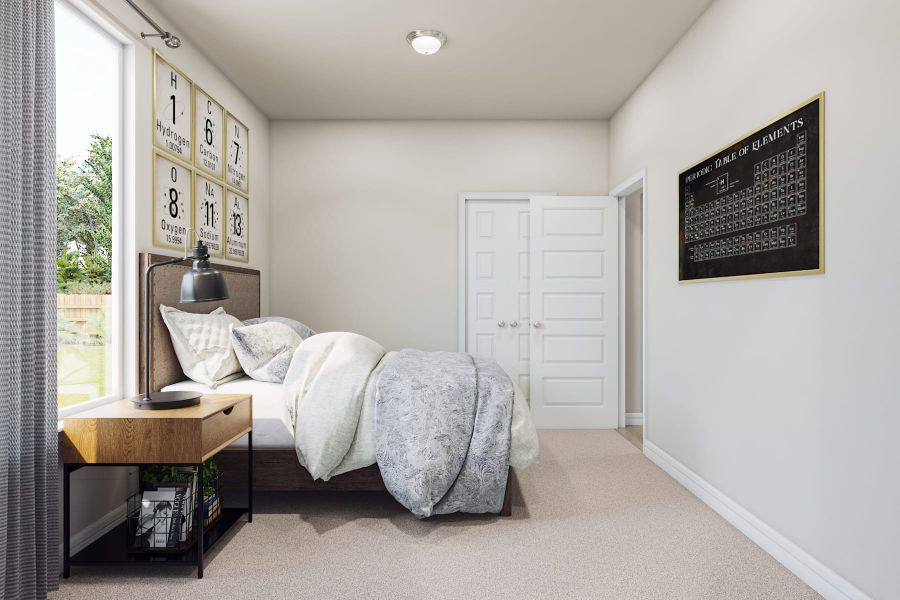Representative furnished interior of a home built from the Bluebird by Tri Pointe Homes in Oakhill Reserve, Tomball (Image 17).