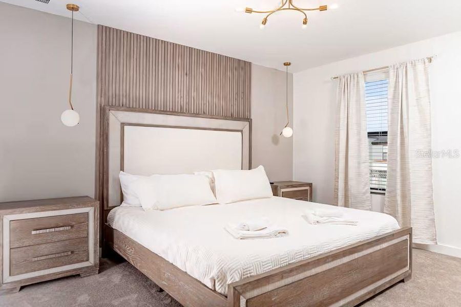 Furnished interior view inside a new home in , Kissimmee (Image 17).