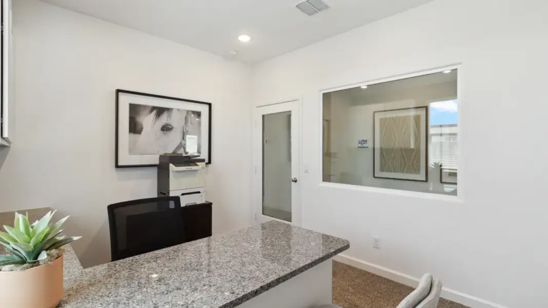 Furnished interior view inside a new home in Heartland Ranch, Coolidge (Image 23).