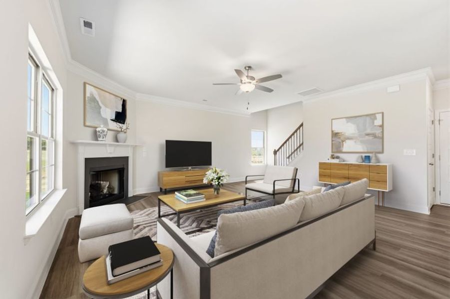Furnished interior view inside a new home in Sullivans Reserve, Walkertown (Image 12). Furnished interior view inside a new home in Sullivans Reserve, Walkertown (Image 12).