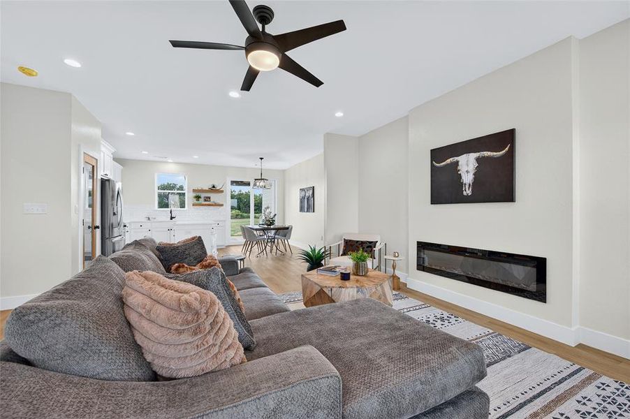 Furnished interior view inside a new home in , Sadler (Image 10). Furnished interior view inside a new home in , Sadler (Image 10).