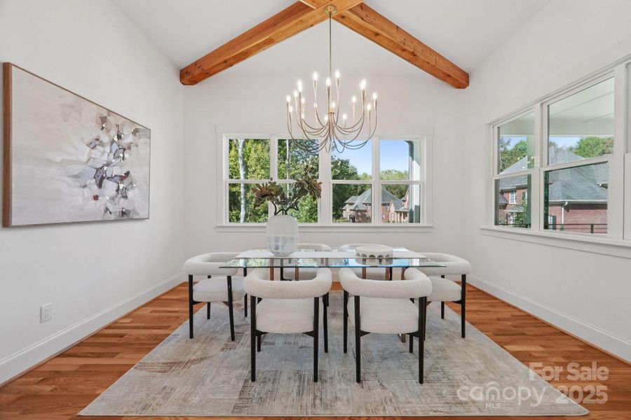 Furnished interior view inside a new home in , Charlotte (Image 27).