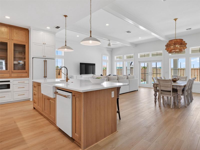 Furnished interior view inside a new home in , Port Aransas (Image 29).