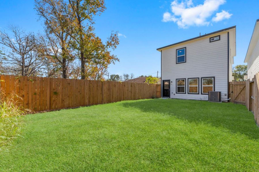 Exterior details and patio area of a home in , Houston (Image 3).