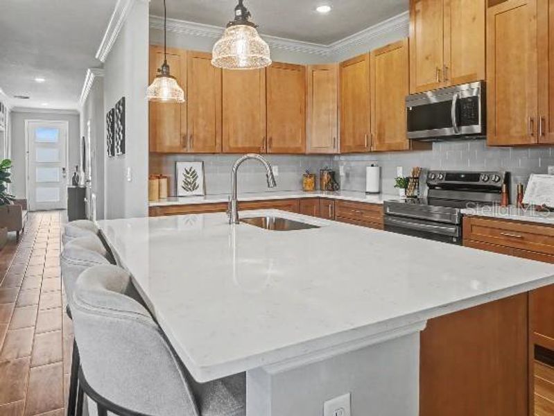 Furnished interior view inside a new home in Oakstone Farms, Leesburg (Image 4).