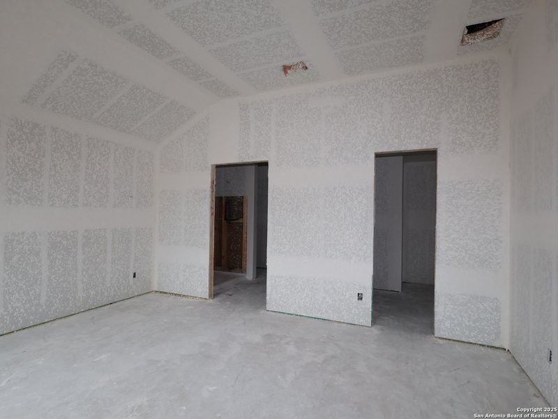 In-progress construction of a new home in Meadows at Clear Springs, New Braunfels, TX (Image 34). In-progress construction of a new home in Meadows at Clear Springs, New Braunfels, TX (Image 34).