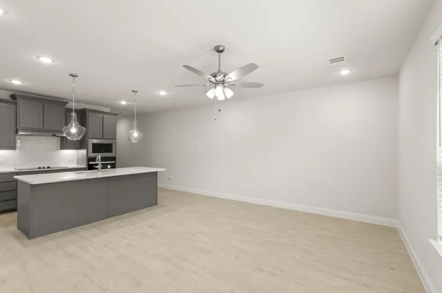 Front exterior of a new home in Sereno Oaks at Buckner Terrace, Dallas, TX, highlighting curb appeal (Image 19).