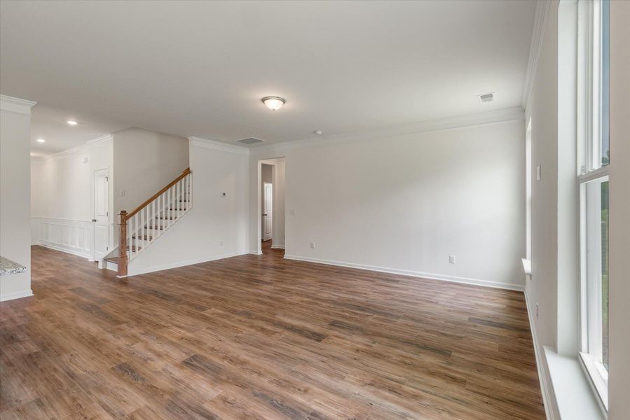 Spacious, unfurnished interior of a new home in Parker's Preserve, Ridgeville (Image 46).