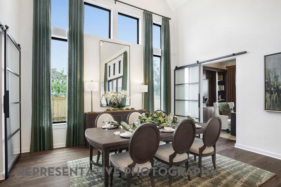 Furnished interior view inside a new home in Meridiana, Manvel (Image 18).