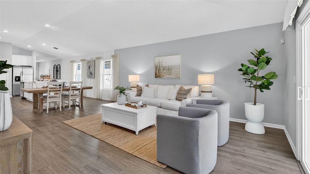 Furnished interior view inside a new home in Grand Reserve, Bunnell (Image 12).