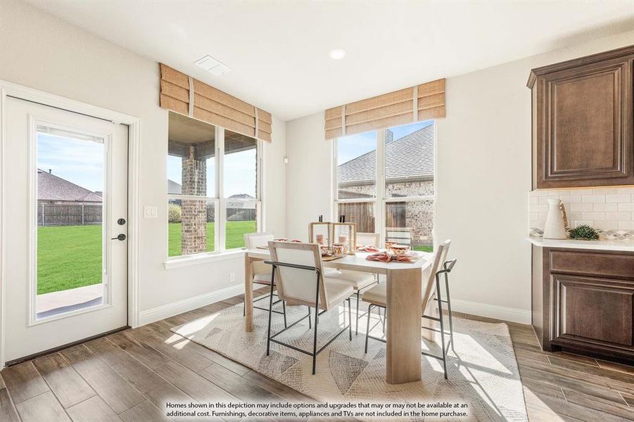 Furnished interior view inside a new home in The Lakes at Parks of Aledo, Aledo (Image 15).