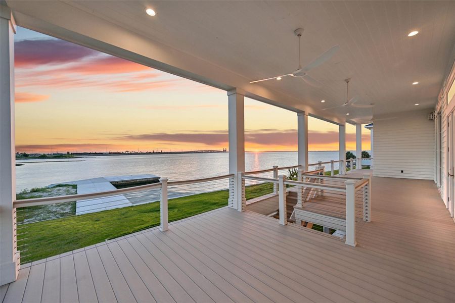Exterior details and patio area of a home in , Galveston (Image 26).